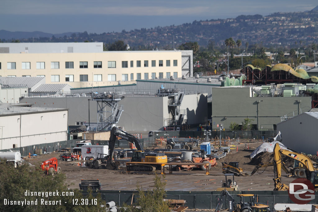 Another look at the parking lot area.