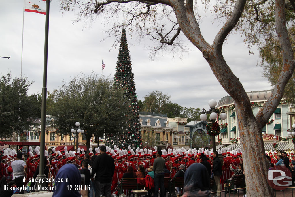 The band we saw backstage reached Town Square the same time I did.