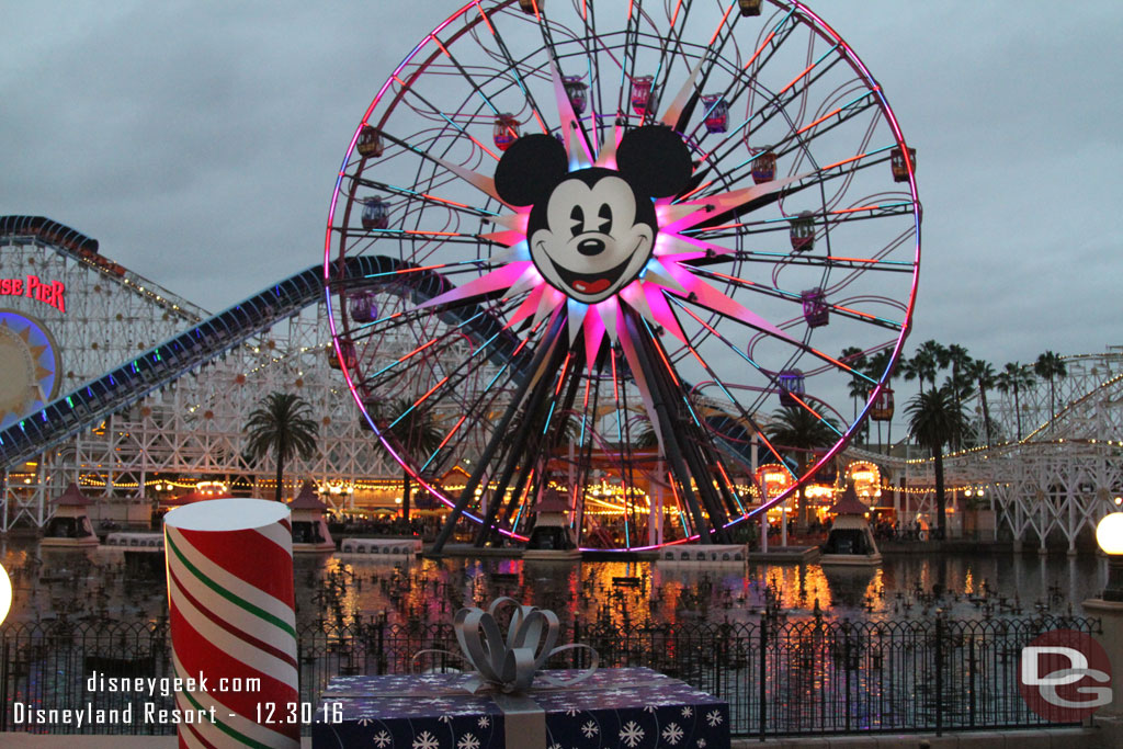 Paradise Bay was being prepped for World of Color.