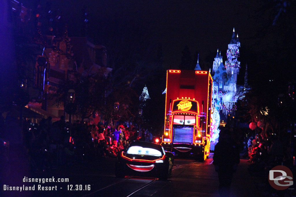 The parade felt very different without performers.