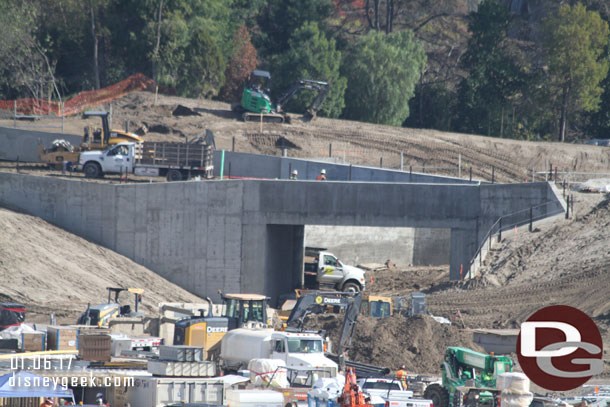 Looking at the Fantasyland entrance tunnel.