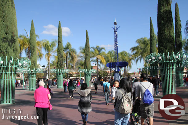 There were a lot of guests moving around the Esplanade though.