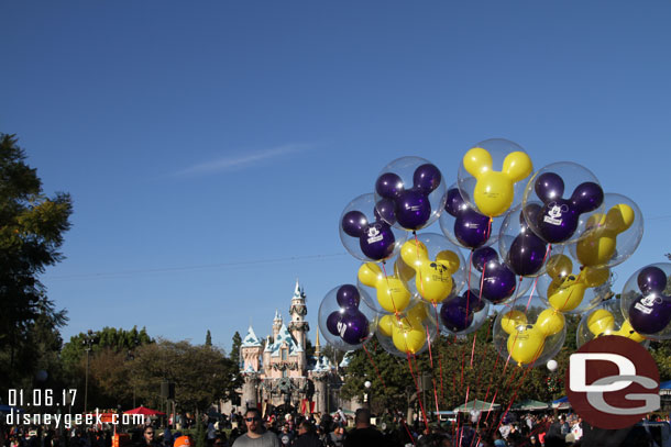 Found this odd.. only purple and yellow balloons.. were we celebrating LSU for some reason Friday?  