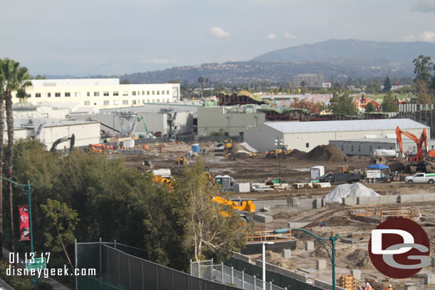 Now a pan across the site from the left (north) to right.