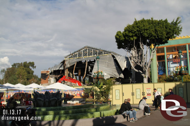 The current state of the former House of Blues removal.  Splitsville is moving in.