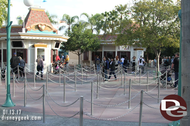 Ticket booth lines are back to normal.