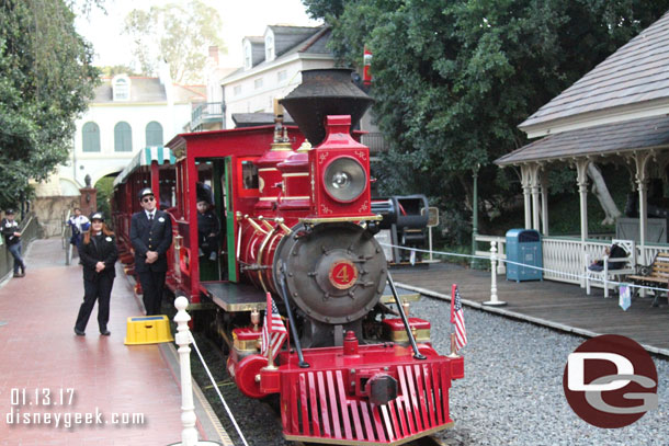 The Ernest S. Marsh is in the station and open for pictures.