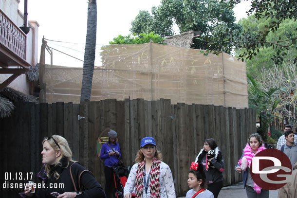 The Adventureland Restrooms are closed for renovation and expansion.