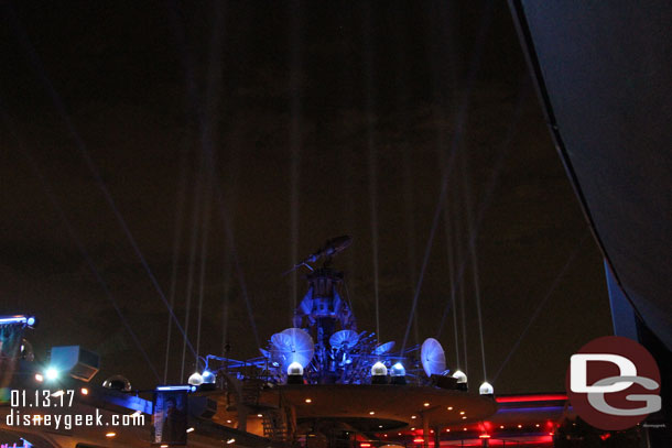 Spotlights and projections have returned as part of Season of the Force.