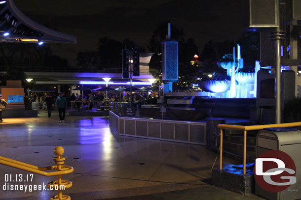 Tomorrowland Terrace was not in use.