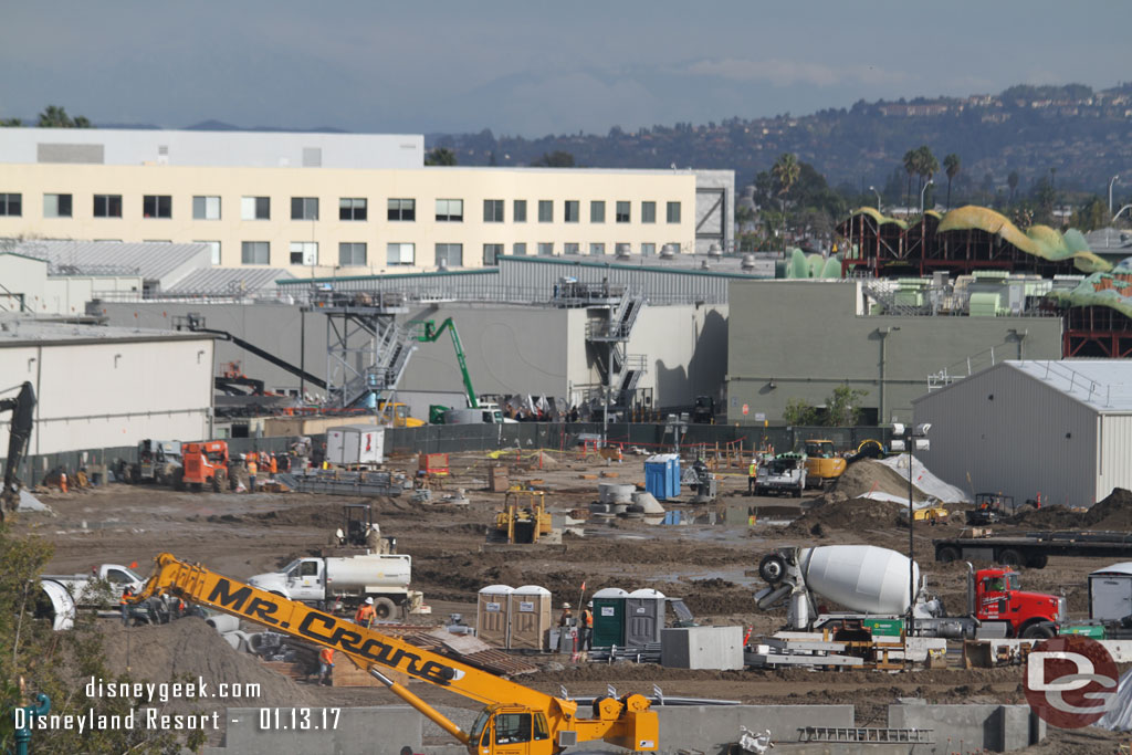 On the far side of the project, nearest Toontown, looks like utility work is continuing.