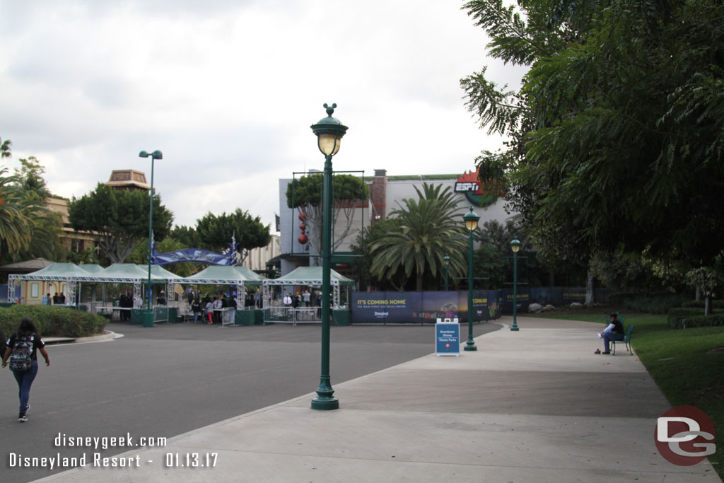 A look at the Downtown Disney security check point.  I had not been out here since it became operational.