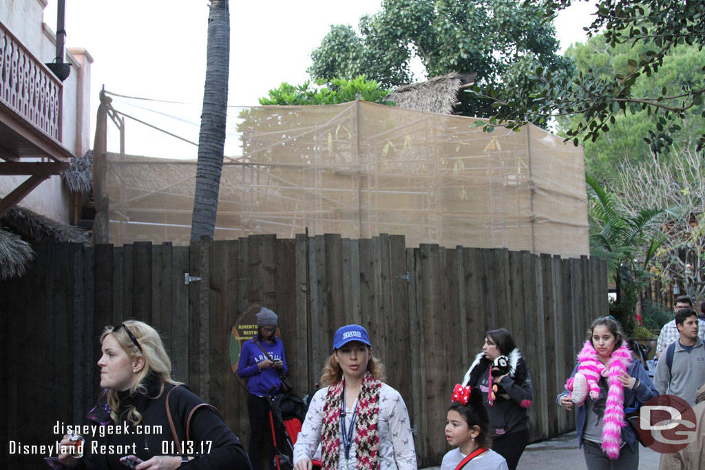 The Adventureland Restrooms are closed for renovation and expansion.