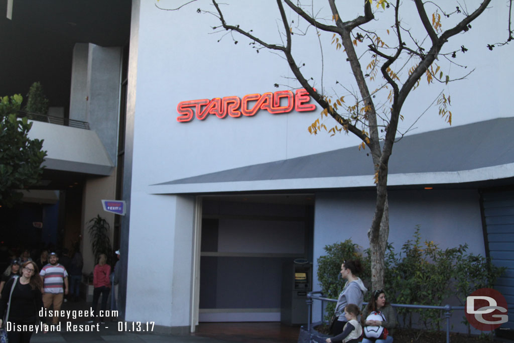 Wonder when something will happen in the former Starcade space...