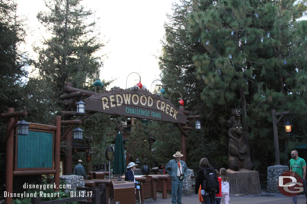 Christmas is gone from Redwood Creek.