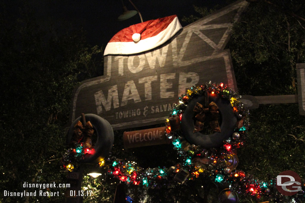 Mater was still decorated.