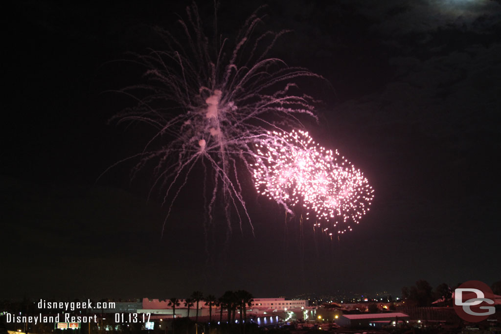 I closed out my night with Fantasy in the Sky from the parking structure.