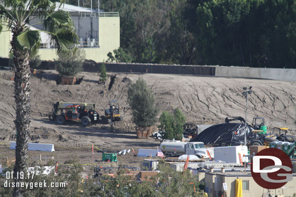 A closer look at the trees between Star Wars and Fantasyland.