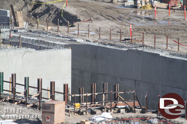 The basement has been poured.