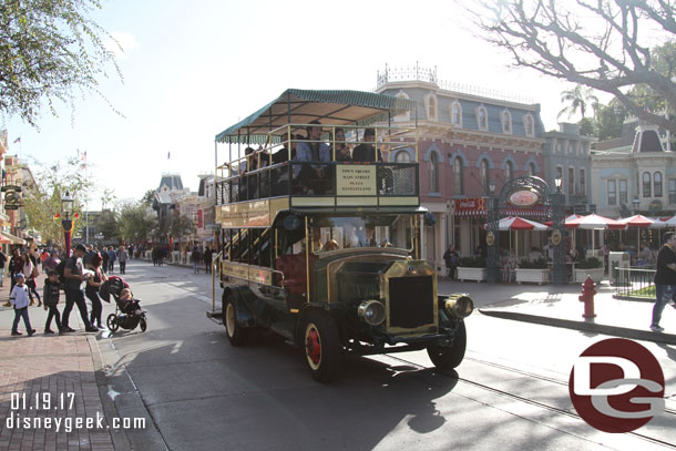 Main Street transportation was out making the rounds.