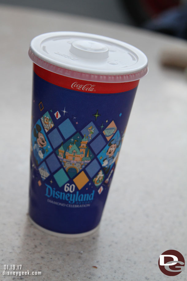 60th Anniversary cups have returned.