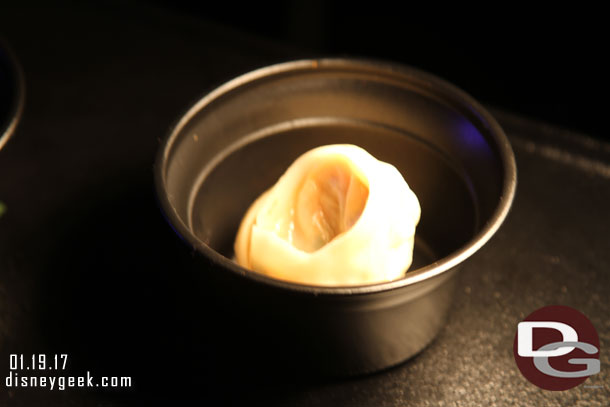 Yachae Mandu - Steamed Vegetable dumplings with sesame-garlic soy sauce