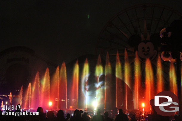 Then the original World of Color show begins..  a couple random pictures from the performance.