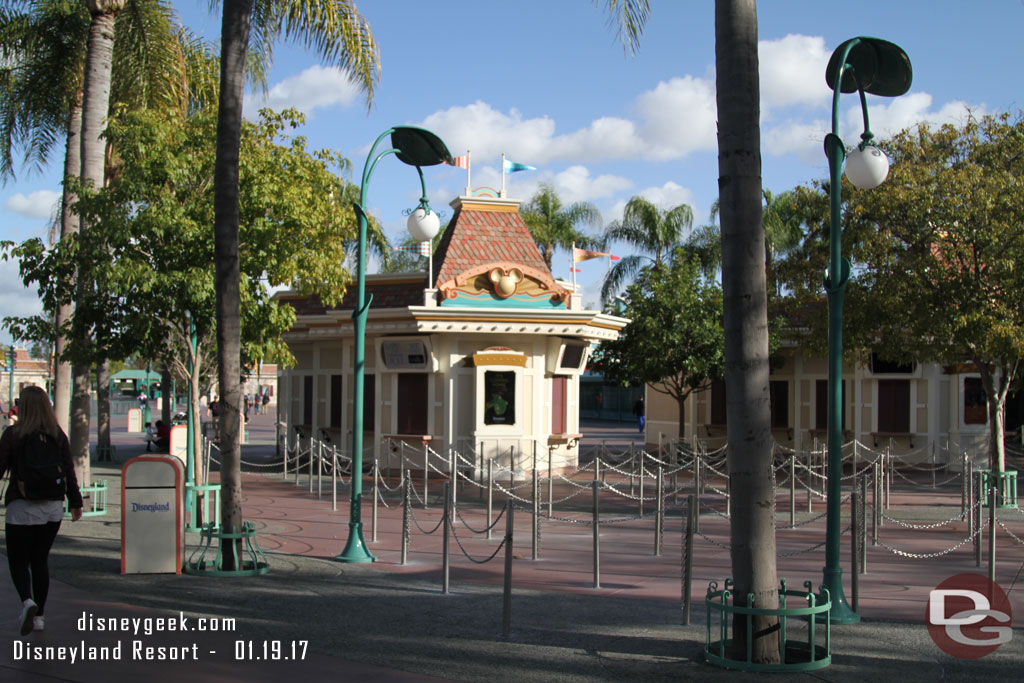 These ticket booths were not needed and were closed.