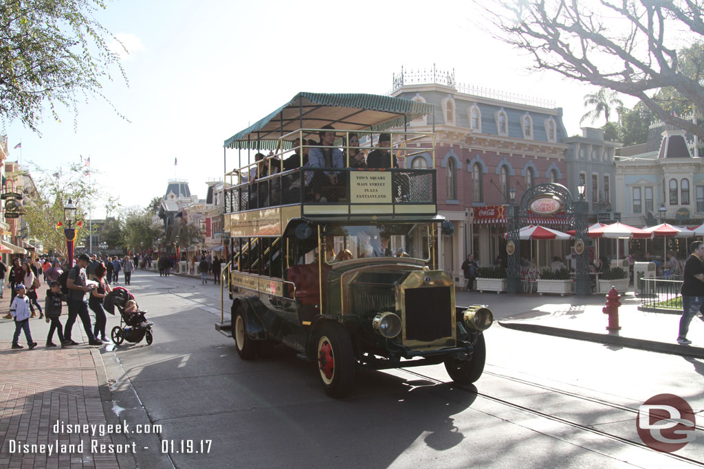 Main Street transportation was out making the rounds.