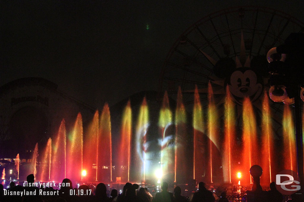 Then the original World of Color show begins..  a couple random pictures from the performance.