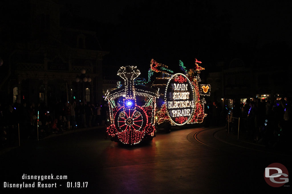 The drum now says Main Street Electrical Parade again.