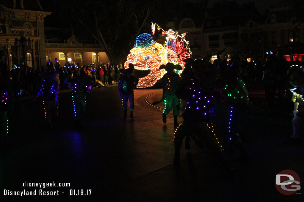 The Lost Boys leading the Pinocchio group