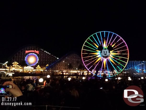 Returned to DCA in hopes of catching Hurry Home.. but World of Color was cancelled due to wind.