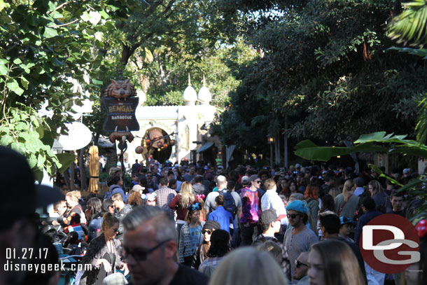 Adventureland is busy as always.. 