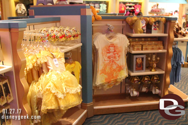 Beauty and the Beast merchandise is starting to ramp up as the films release nears.