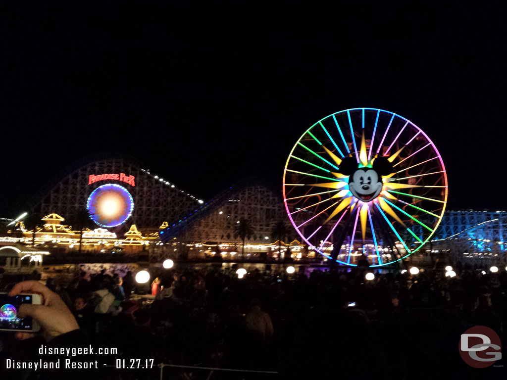 Returned to DCA in hopes of catching Hurry Home.. but World of Color was cancelled due to wind.