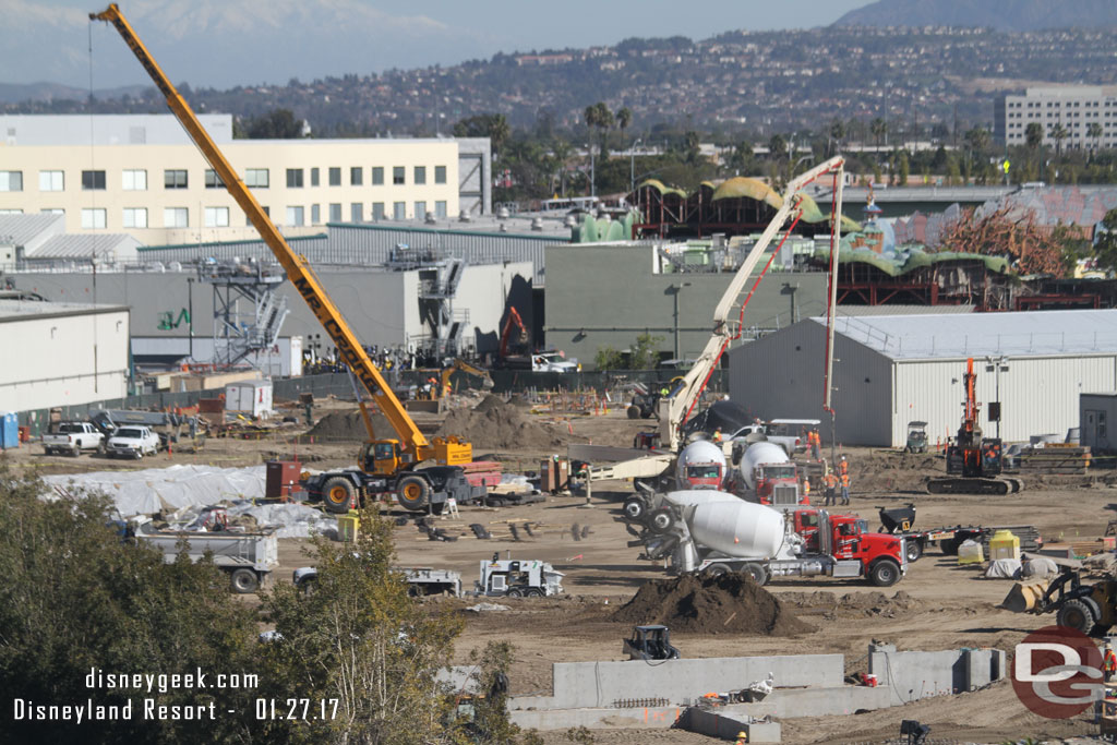 Looking to the left (the far north side of the site).