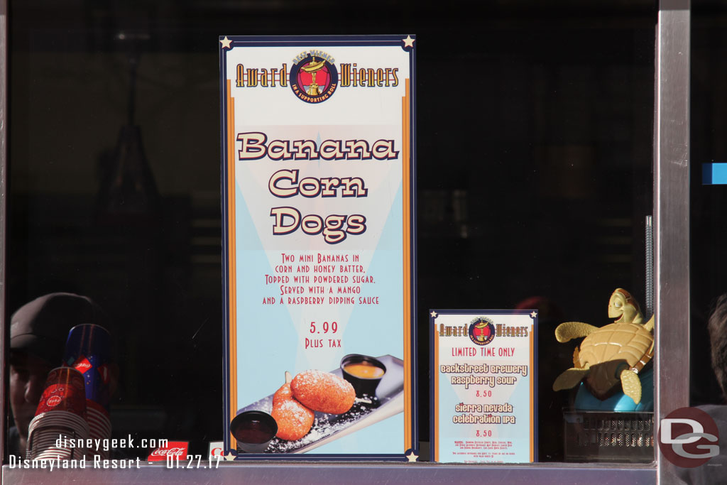 Banana Corn Dogs have returned.