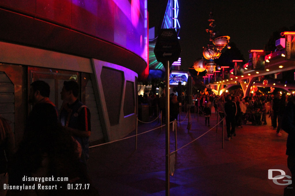 Interesting.. FastPass return for Star Tours and Standby both had entrances way down here...