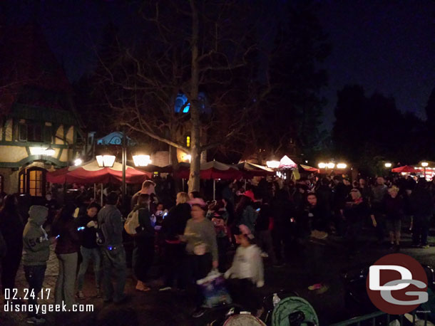 At 7:55pm the line was still out and around the corner for the Red Rose Taverne