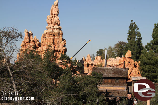 Looking toward Big Thunder from the Mark Twain.