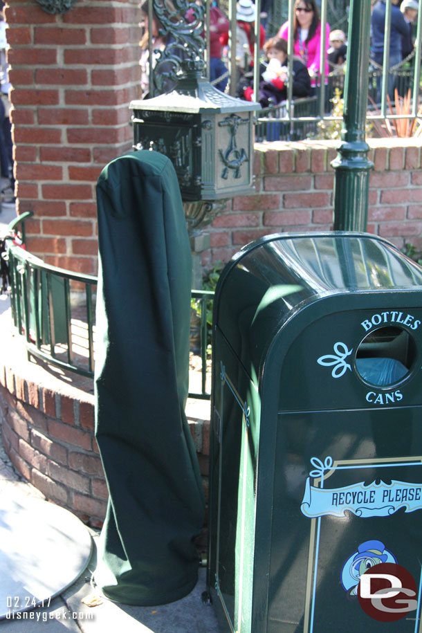 Poles near the entrance for the Haunted Mansion are an indication that the roll out or at least testing of maxPass is coming.