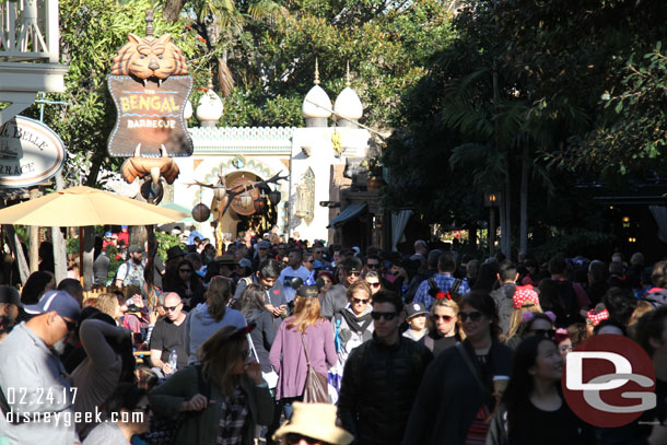 Adventureland was busy as always.