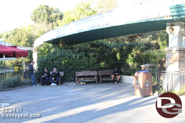 No signs of work on the Matterhorn FastPass area.