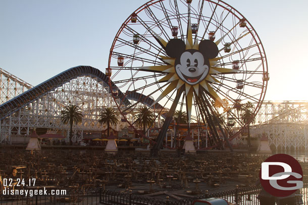 The Fun Wheel is also closed for renovation.