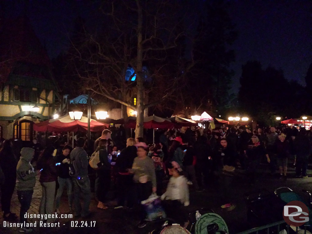 At 7:55pm the line was still out and around the corner for the Red Rose Taverne