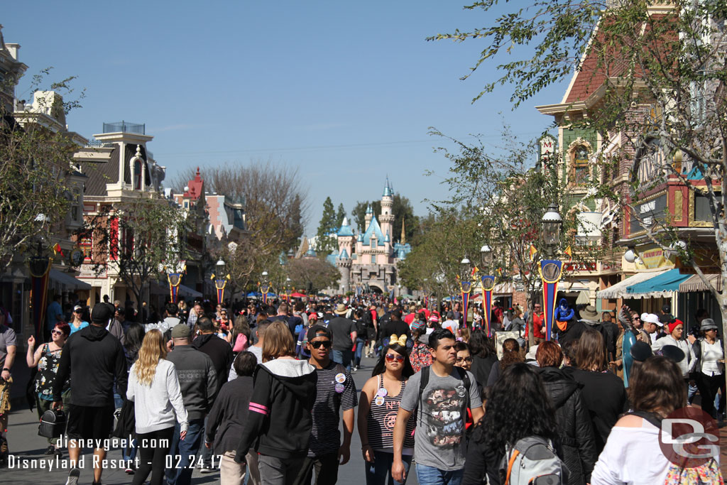 Main Street USA just after 3:30pm