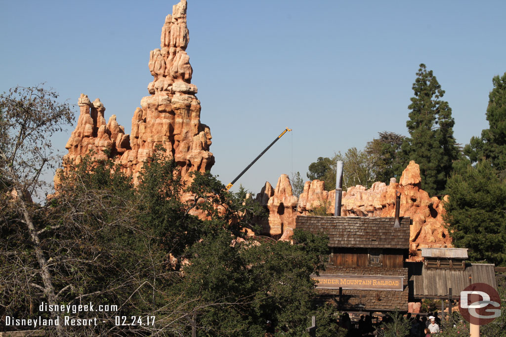 Looking toward Big Thunder from the Mark Twain.