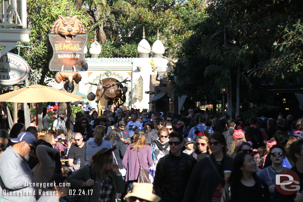 Adventureland was busy as always.