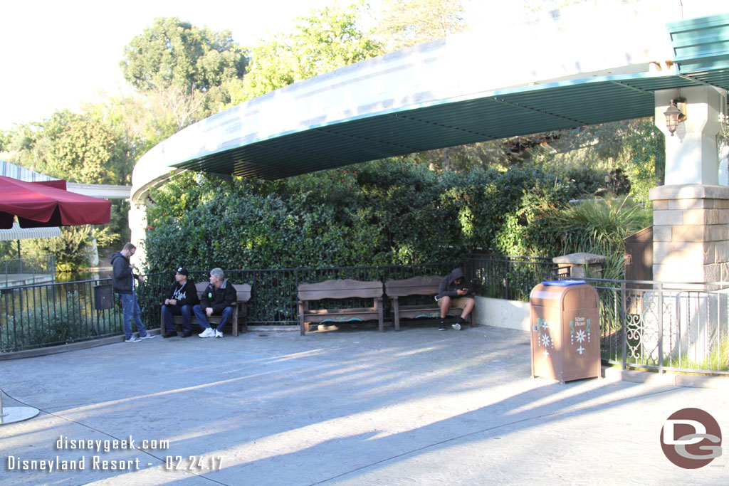 No signs of work on the Matterhorn FastPass area.